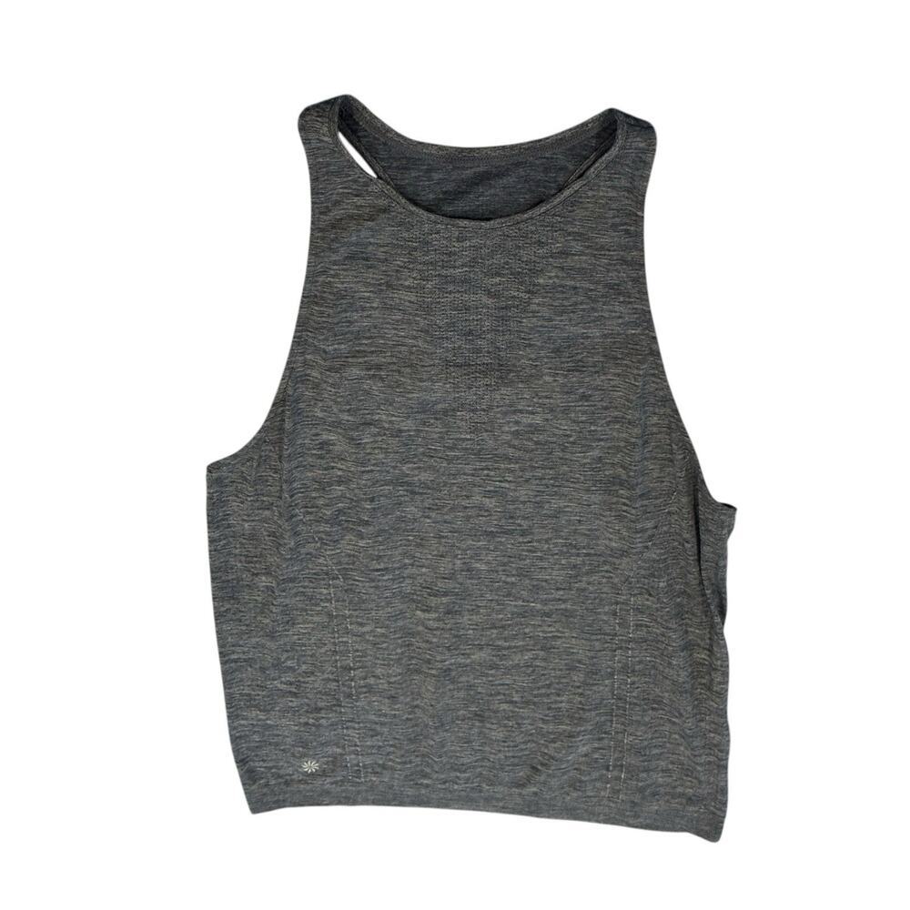 Women’s Athleta Charcoal Gray Racerback Tank Top: Size Small